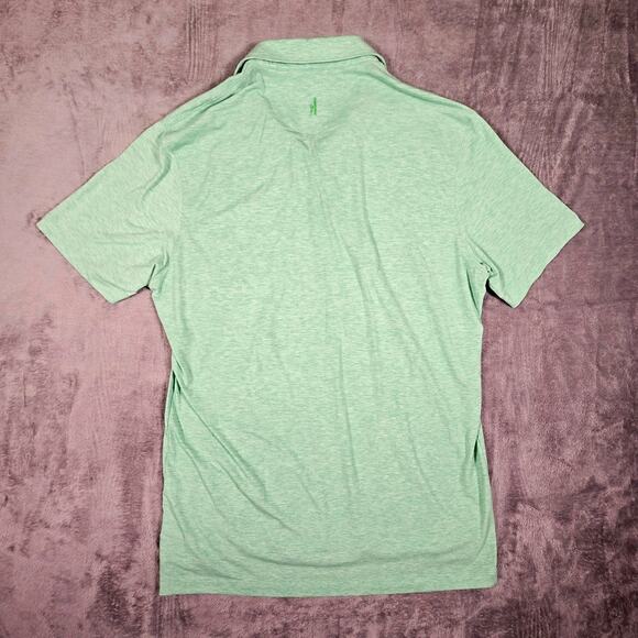 Johnnie O Top Shelf Men's Polo Golf Shirt LARGE Mint Green Portland Golf Club - Picture 2 of 8